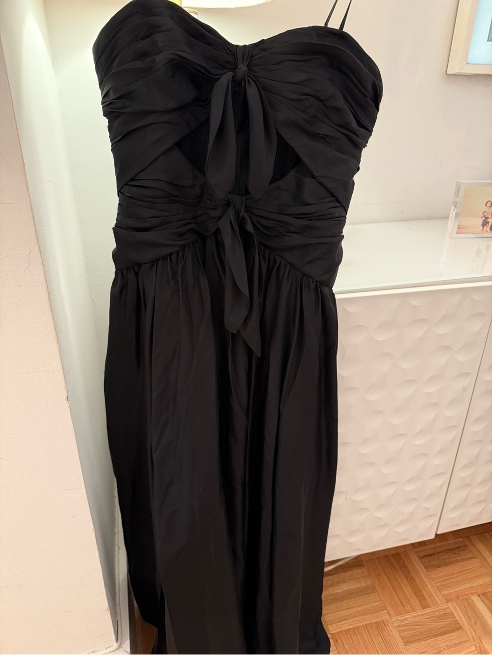 Zimmermann Black aster scarf midi dress - Picture 5 of 9